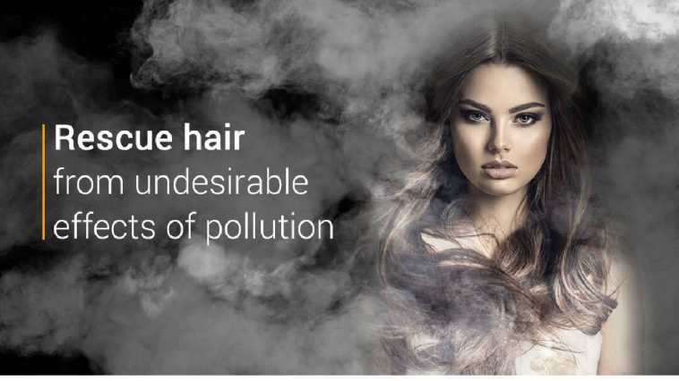 Hair damage from pollution