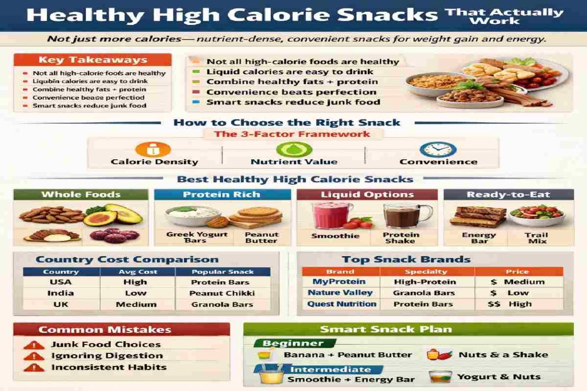 Healthy High Calorie Snacks