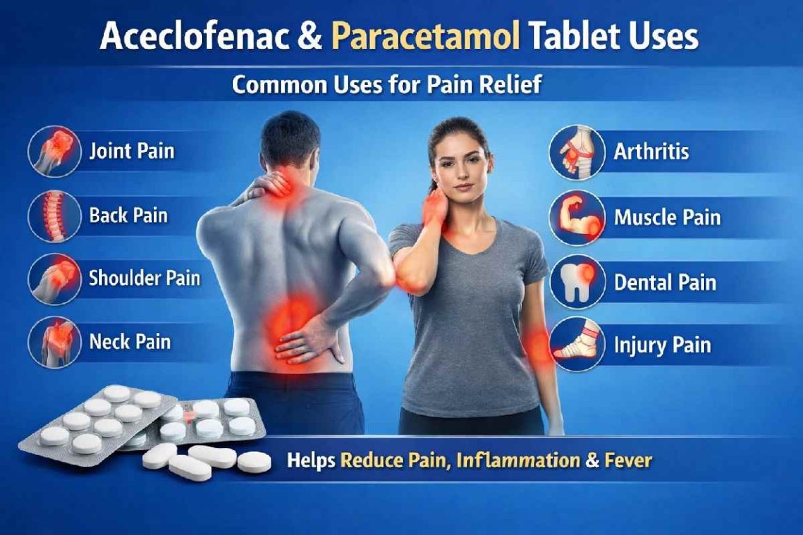 Aceclofenac and Paracetamol Tablet Uses