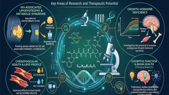 why are scientists interested in tesamorelin_